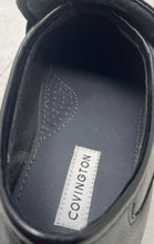 Load image into Gallery viewer, Covington Mens Drew Black Leather Round Toe Slip-On Loafer Dress Shoes Size 10W
