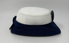 Load image into Gallery viewer, Kingform Cap Company White Blue United States Coast Guard Hat Size 22.5
