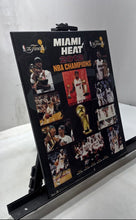 Load image into Gallery viewer, Miami Heat 2012 NBA Finals Champions Framed Commemorative Photo Wall Plaque
