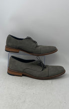 Load image into Gallery viewer, Franco Fortini Mens Gray Leather Lace-Up Cap Toe Derby Dress Shoes Size 12
