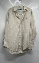 Load image into Gallery viewer, Polo By Ralph Lauren Mens Yellow Check Long Sleeve Andrew Dress Shirt Size 16.5
