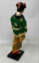 Load image into Gallery viewer, Traditional Japanese Geisha Nanny Doll With Baby Strapped On Back
