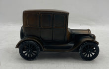 Load image into Gallery viewer, Gold Tone Decoration 1926 T Ford Banthrico Metal Collectible Coin Bank Car

