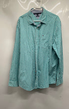 Load image into Gallery viewer, Tommy Hilfiger Mens Blue White Check Classic Fit Cotton Button-Up Shirt Size XL
