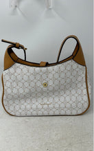 Load image into Gallery viewer, Nanette Lepore Womens Maxene Beige Brown Monogram Inner Pockets Shoulder Bag
