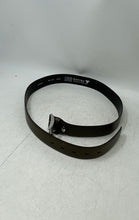 Load image into Gallery viewer, Bovino Mens Brown Animal Print Leather Rectangle Pink Buckle Dress Belt Size 110

