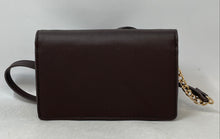 Load image into Gallery viewer, Anne Klein Womens Brown Monogram Faux Leather Adjustable Strap Crossbody Bag
