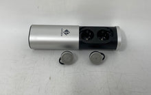 Load image into Gallery viewer, Pantheon B1 Silver Portable In-Ear Only Dual Wireless Stereo Bluetooth Headset
