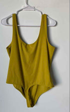Load image into Gallery viewer, Express Womens Neon Green Sleeveless Wide-Strap One-Piece Bodysuit Size XL

