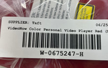 Load image into Gallery viewer, 2004 Hasbro VideoNow Color Personal Video Player Red For Kids Not Tested
