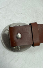 Load image into Gallery viewer, Nike Air By Blue Ribbon Sports Mens Brown Oval Buckle Adjustable Dress Belt
