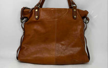 Load image into Gallery viewer, Marco Buggiani Womens Brown Inner Pockets Double Handle Shoulder Purse
