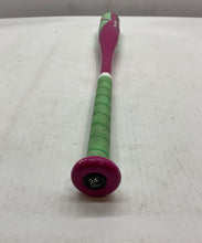 Load image into Gallery viewer, Adidas Pink Lime Green Triple Stripe 2 1/4 Barrel 24” 12 Oz USA Baseball Bat
