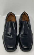 Load image into Gallery viewer, Dockers Mens Stafford Black Faux Leather Slip-On Loafer Dress Shoes Size 8 M
