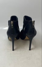 Load image into Gallery viewer, Ann Taylor Womens Velleta Black Calf Hair Leather Ankle Booties Size 8 1/2M
