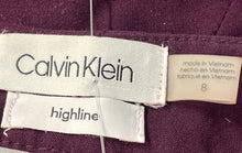 Load image into Gallery viewer, Calvin Klein Womens Purple Highline Flat Front Skinny Leg Ankle Pants Size 8
