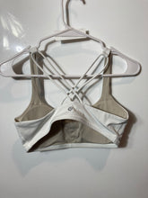 Load image into Gallery viewer, Lululemon Womens White Scoop Neck Pullover Activewear Sports Bra Size 8
