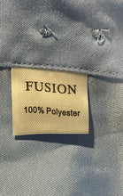 Load image into Gallery viewer, Fusion Mens Light Blue Long Sleeve Collared Slim Fit Dress Shirt 17-17.5 32/33
