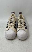 Load image into Gallery viewer, Adidas Womens Superstar Bold Beige Low Top Lace-Up Sneaker Shoes Size 7
