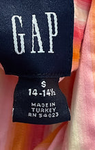 Load image into Gallery viewer, Gap Mens Multicolor Striped Long Sleeve Collared Dress Shirt Size S 14-14.5
