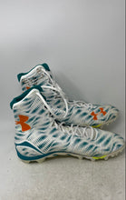 Load image into Gallery viewer, Under Armour Mens Highlight MC 1270426-108 White Green Soccer Cleats Size 15
