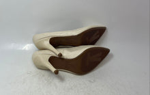 Load image into Gallery viewer, Vizzano Womens Pelica Beige Leather Pointed Toe High Stiletto Pump Heels Size 5
