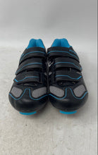 Load image into Gallery viewer, Flywheel Womens Fly Fierce Black Gray Blue Cycling Shoes Size 36 With Tag
