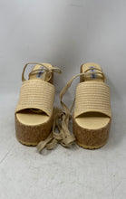 Load image into Gallery viewer, Steve Madden Womens Maitai Yellow Cork Wedge Platform Sandals Size 9M
