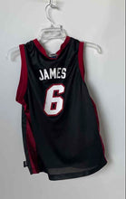 Load image into Gallery viewer, NBA Mens Black Miami Heat LeBron James #6 Sleeveless Basketball Jersey Size XL
