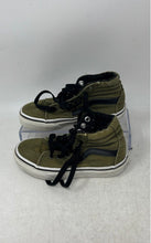 Load image into Gallery viewer, Vans Kids Sk8-Hi 721278 Army Green Black High Top Lace-Up Sneaker Shoes Size 11
