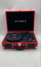 Load image into Gallery viewer, Victrola Red Portable Classic Suitcase Record Player Turntable Not Tested
