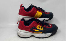 Load image into Gallery viewer, Fila Mens Disruptor 2 1FM00463-433 Navy Red Yellow Lace-Up Sneakers Shoes Sz 9.5

