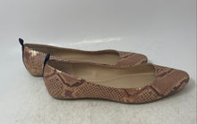Load image into Gallery viewer, Karl Lagerfeld Womens Tan Animal Print Closed Toe Slip-On Ballet Flat Size 9.5
