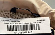 Load image into Gallery viewer, Tommy Hilfiger Womens Khaki Long Sleeve Front Zip Windbreaker Jacket Size Large
