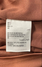 Load image into Gallery viewer, INC International Concepts Womens Brown Long Sleeve Wrap Blouse Top Size S
