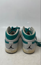 Load image into Gallery viewer, Nike Mens Air Jordan 1 Mid Gray Green Mid Top Lace-Up Sneaker Shoes Size 9.5
