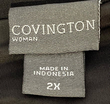 Load image into Gallery viewer, Covington Womens Black Stretch Straight &amp; Pencil Skirt Size 2X With Tag
