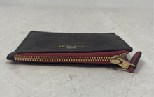 Load image into Gallery viewer, Coach Womens Brown Black Signature Print Leather Mini Skinny ID Case Wallet
