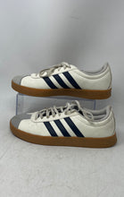 Load image into Gallery viewer, Adidas Womens VL Court Base JI1766 White Blue Lace-Up Sneaker Shoes Size 9.5
