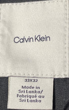 Load image into Gallery viewer, Calvin Klein Mens Gray Belt Loops Button Front 5-Pocket Design Chino Pants 33X32
