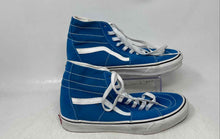 Load image into Gallery viewer, Vans Unisex Sk8-Hi Blue White Lace-Up Sneakers Shoes Size M8 W8.5
