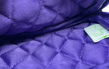 Load image into Gallery viewer, Vera Bradley Womens Purple Floral Quilted Crossbody Handbag With Wristlet Wallet
