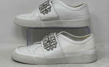 Load image into Gallery viewer, Authentic Karl Lagerfeld Womens Jules White Sneakers Shoes Size 9.5M Damaged
