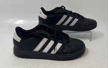 Load image into Gallery viewer, Adidas Boys Grand Court 2.0 JS1083 Black White Lace-Up Sneakers Shoes Size 3
