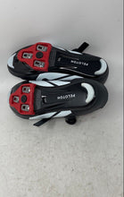 Load image into Gallery viewer, Peloton Womens Black Leather Low Top Adjustable Strap Cycling Shoes Size EUR 36
