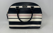 Load image into Gallery viewer, Kate Spade New York Womens Carli Grove Street Multicolor Striped Satchel Purse
