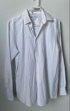 Load image into Gallery viewer, Zara Mens White Long Sleeve Collared Button-Up Shirt Size Medium
