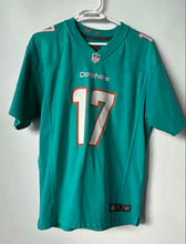 Load image into Gallery viewer, Nike Boys Green Miami Dolphins Jaylen Waddle #17 NFL Football Jersey Size XL
