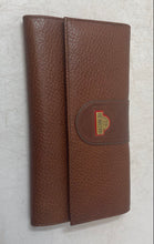 Load image into Gallery viewer, Millenio Womens Brown Leather Credit Card Slots Trifold Wallet
