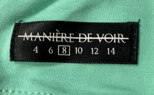 Load image into Gallery viewer, Maniere De Voir Womens Mint Green Sleeveless Suspender Pinafore Mini Dress Sz 8
